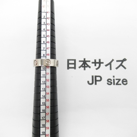 CARTIER 18k White Gold Love Ring - Picture 7 of 9